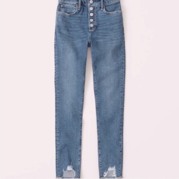 Abercrombie & Fitch Denim - Abercrombie and Fitch Button Fly Skinny Jean - Size 6 R / 28